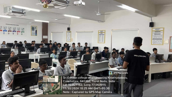 Industrial DSA mentor @ Sri Eshwar College of Engineering 2024