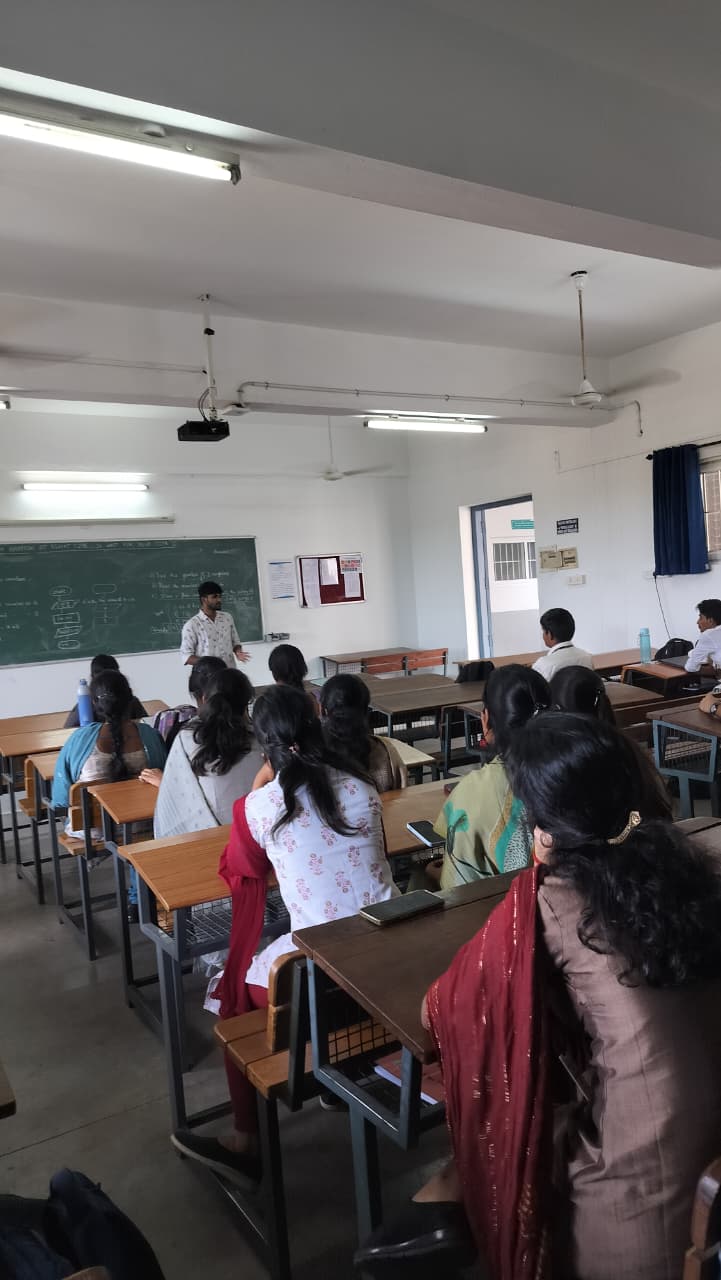 Students engaged in discussions on technology trends and the job market