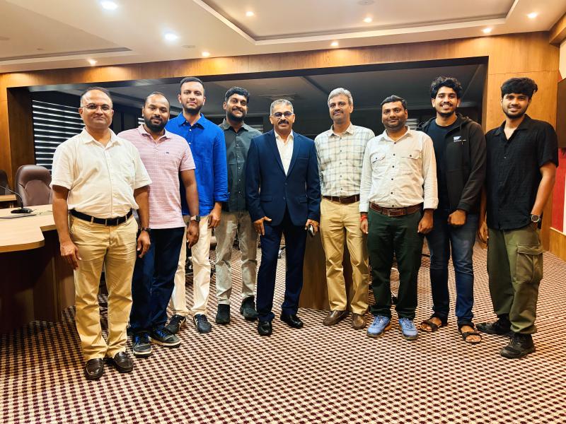 Jury Panel and Organisers during Hackathon Evaluations