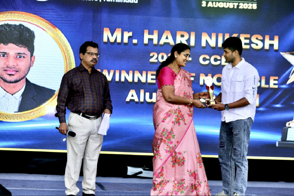 Notable Alumni 2025 Winner at Sri Eshwar College of Engineering